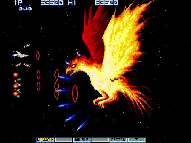 紹介プレイ】グラディウスII GOFERの野望 (1988.3 AC) (PS4版) 4番装備