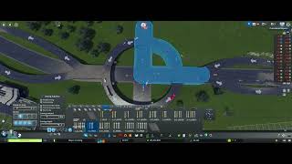 Cities Skylines | Elevated Roundabout | 2023