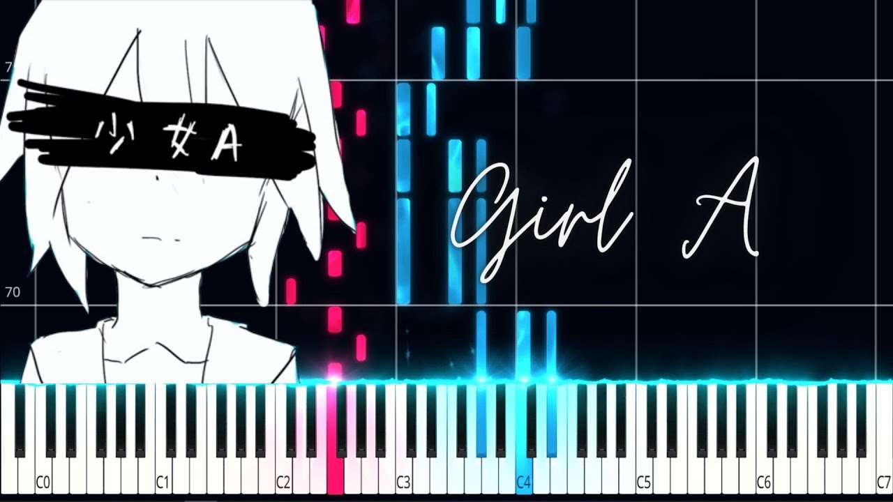 Girl A | Kagamine Rin PIANO TUTORIAL (Sheet in the description)#girla #kagaminerin