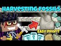 HOW TO PROFIT WITH FOSSILS! (Harvesting Fossils) | Growtopia