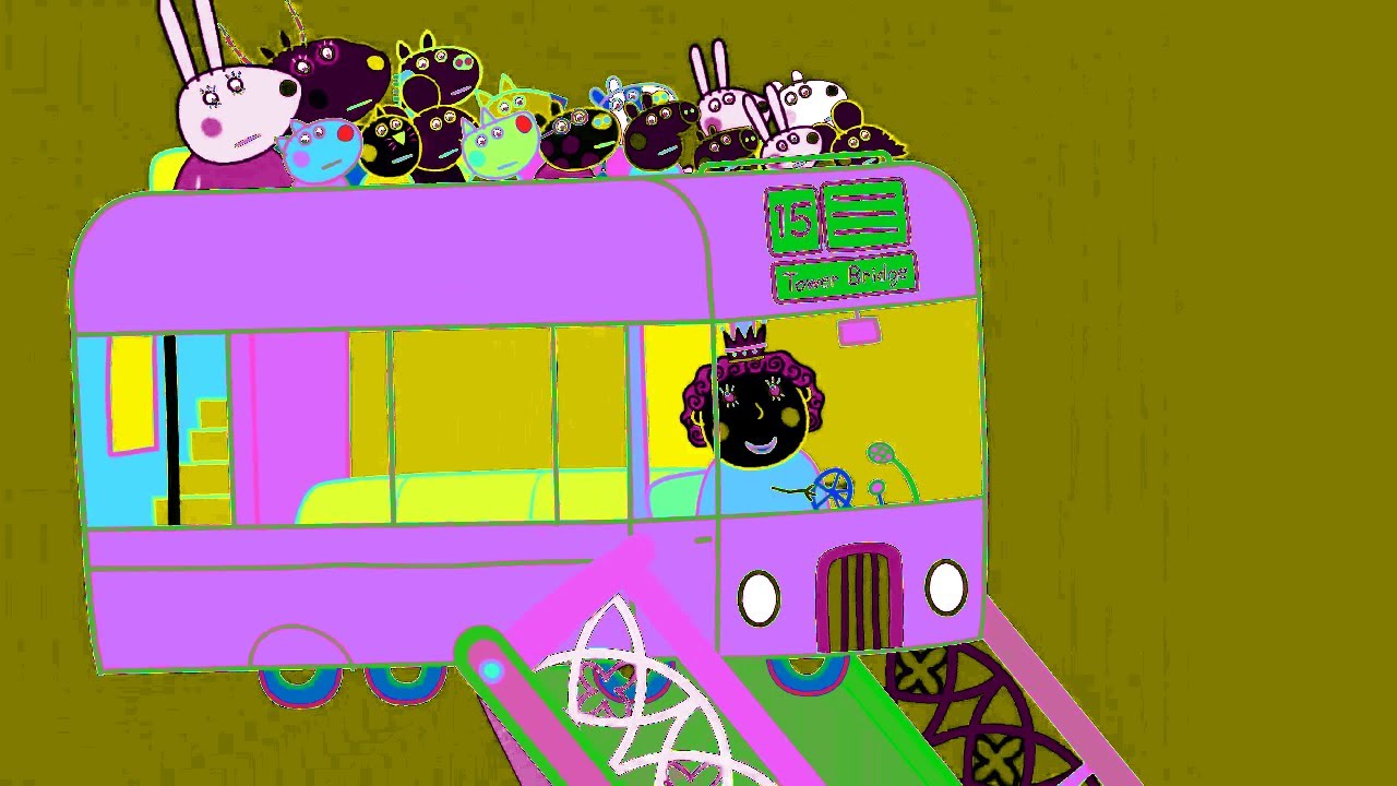 Everybody Move To The Front Of The Bus! - Peppa Pig (Sponsored by: Gamavision Csupo Effects)