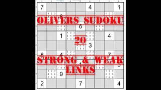 20 Sudoku Strong Weak Links