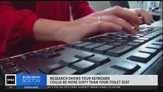 Does your computer keyboard have more bacteria than a toilet seat?