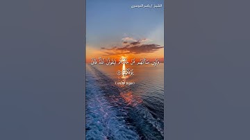 سورة الزخرف من آية 86 إلى آية 89 بصوت الشيخ ياسر الدوسري♥♥
