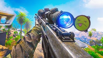 I Used a CUSTOM SNIPER Mod on CALL OF DUTY..