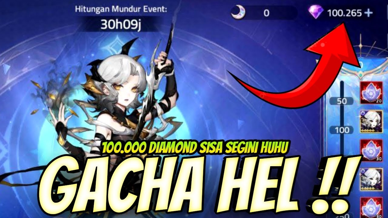 GACHA HERO BARU MLA " HEL " 100K DIAMOND Mobile Legends Adventure