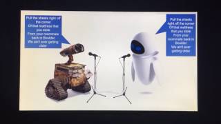 WALL-E & EVE Sing Closer