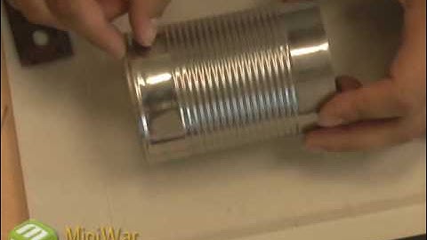 How to Make Factory War Game Terrain from a Can