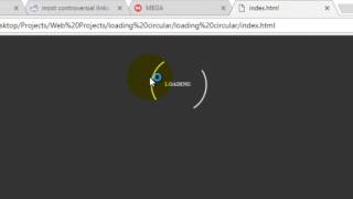Celebrity Loading circle animation html and css | preloader Profile