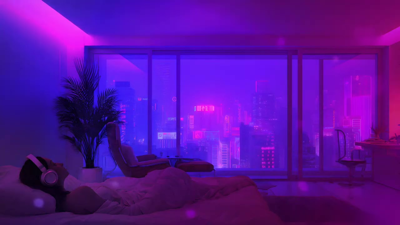 Late Night Deep Soul & R&B – Blue Neon City Vibes | Chill, Lonely, Slow Jam Playlist