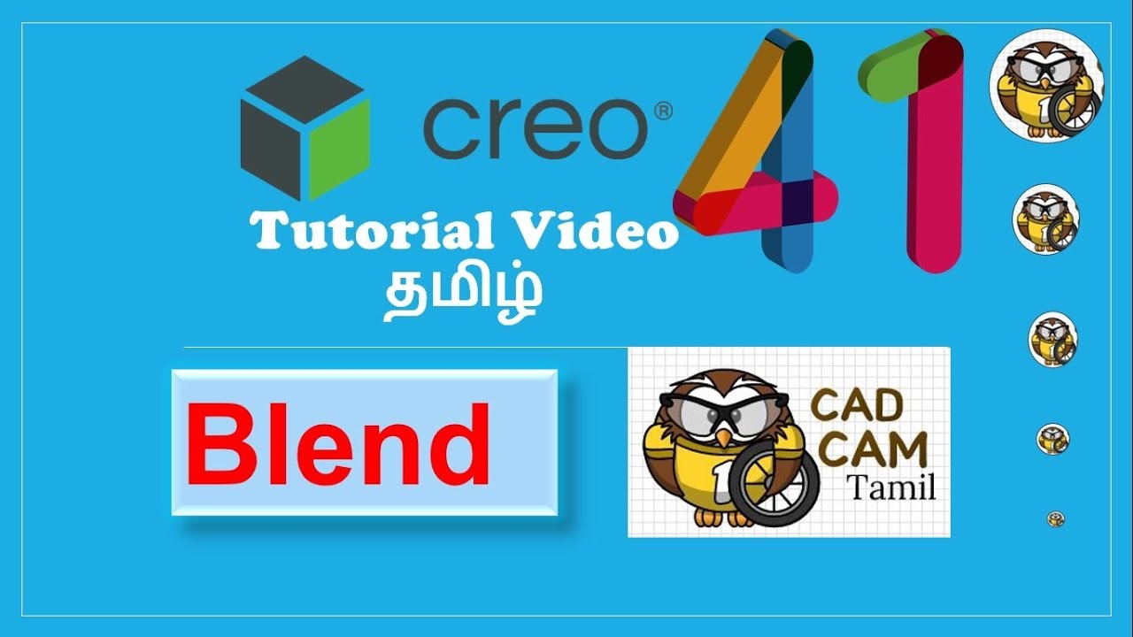 Creo | Tamil Tutorial 41 | Blend