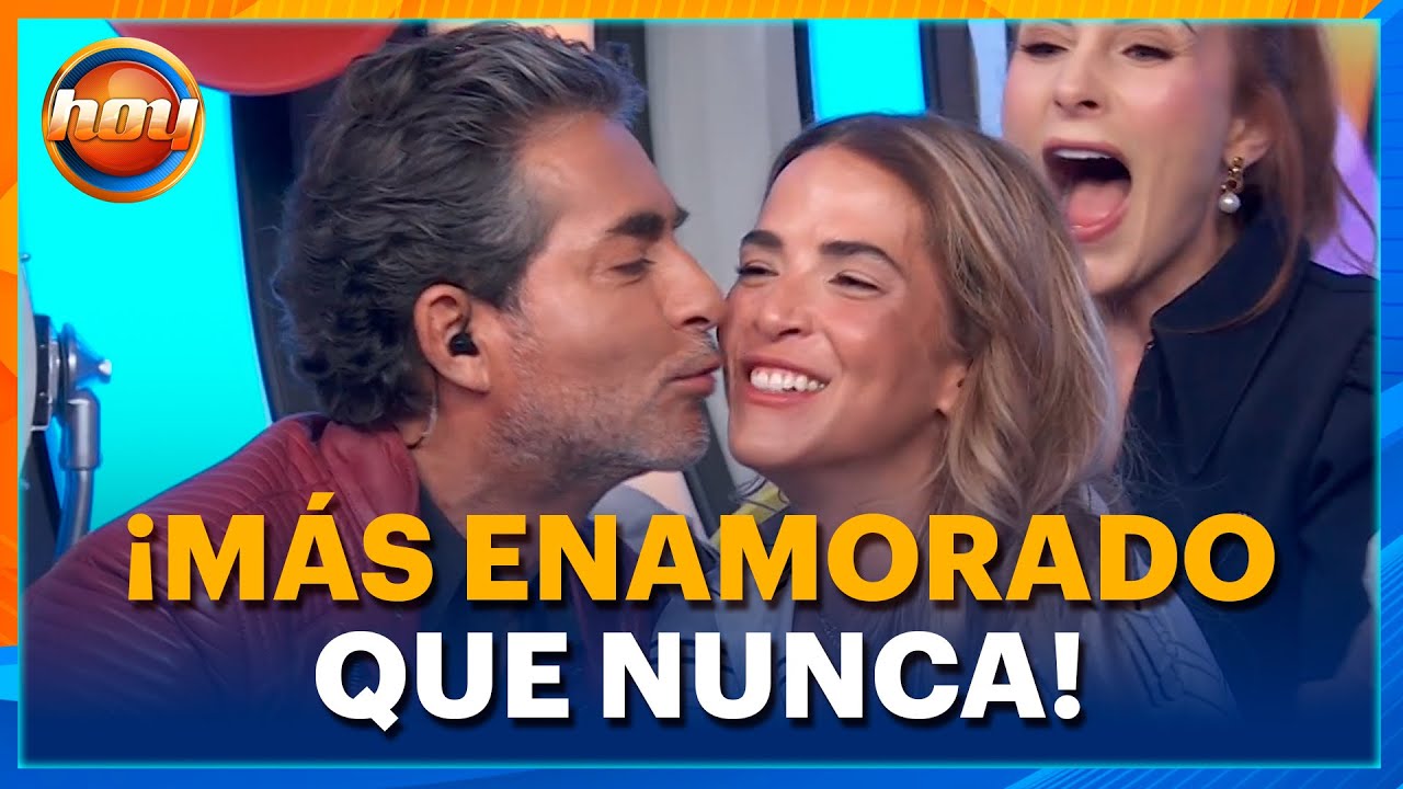 Raúl Araiza estrena el tratamiento hidratante de labios que se hizo su novia | Programa Hoy