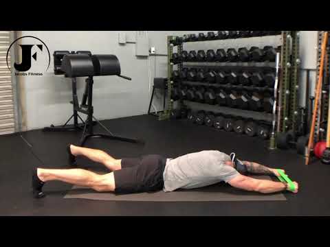 Prone W's with Extension and Mini Band