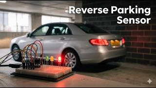 Reverse Car Parking Sensor Circuit | MSIC Mini Project #MSIC #ElectronicsProject #ParkingSensor