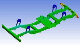 Chassis Analysis ANSYS Static Structural