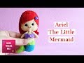 Ariel The Little Mermaid Felt Doll.