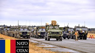 2,700 Military Vehicles Arrive In Romania And Prepare To Head To Ukraine