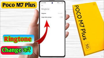 how to change ringtone in poco m7 plus | poco m7 plus change ringtone 