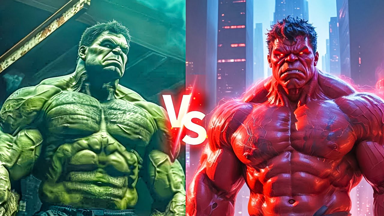 Green Hulk vs Red Hulk: Who is the Strongest in the MCU? - YouTube