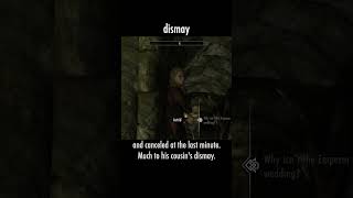 dismay — The Elder Scrolls V: Skyrim dialogue scene