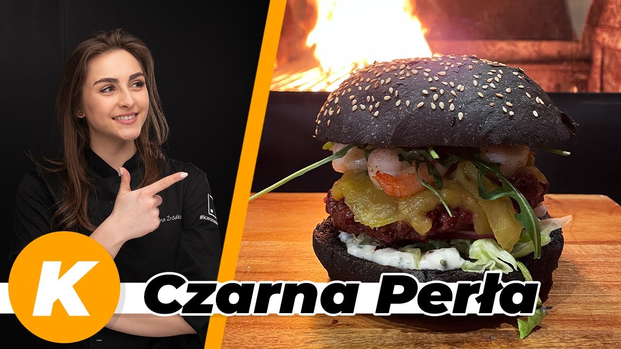 BURGER CZARNA PERŁA | Karolina Źródłowska i Gastromachina