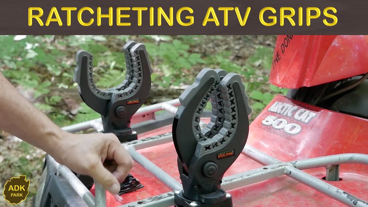 RATCHETING RHINO ATV GRIPS by KOLPIN OUTDOORS YouTube