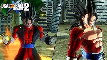 Dope Transformations Xeno Vegito(SSJ-SSJK-SSJ3-SSJ4) -  Dragon Ball Xenoverse 2 Mods