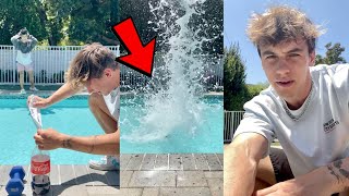 Coke Explosion UNDERWATER! 😳 - #Shorts