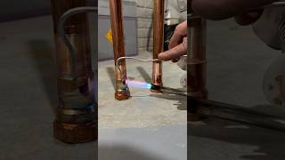 Soldering practice #plumbing #plumber #plumbinglife #soldering #foryoupage #construction #diy #howto