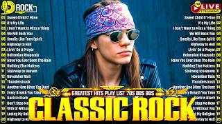 Top 500 Classic Rock Songs Of All Time 🔥 Guns N' Roses, Metallica, Queen, AC/DC, Aerosmith, Bon Jovi
