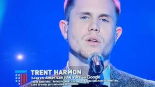 American idols Trent Harmon singing waiting game