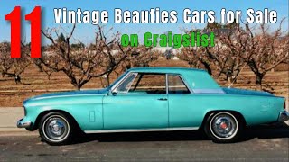 Vintage Beauties - Top 11 Craigslist Classic Cars for $15k or Less |  For Sale by Owner!