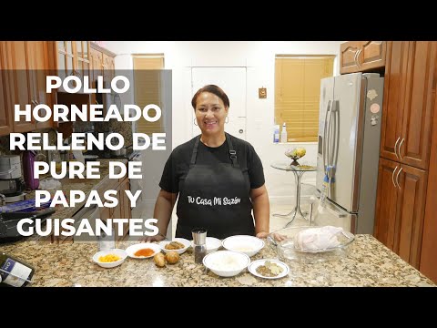 Video: Puré De Papas Y Guisantes Con Pollo