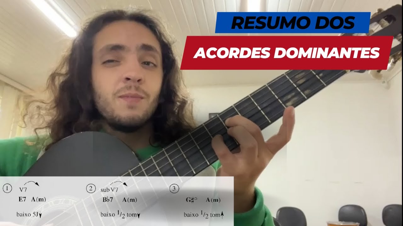 Harmonia método Prático #13 - Resumo dos Acordes Dominantes