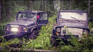 Жёсткое рубилово на лебедках / off-road extreme