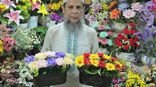 Artificial flowers price in Bangladesh 2026 সবচেয়ে কমে আর্টিফিশিয়াল প্লাষ্টিক ফুল কিনার গোপন জায়গা