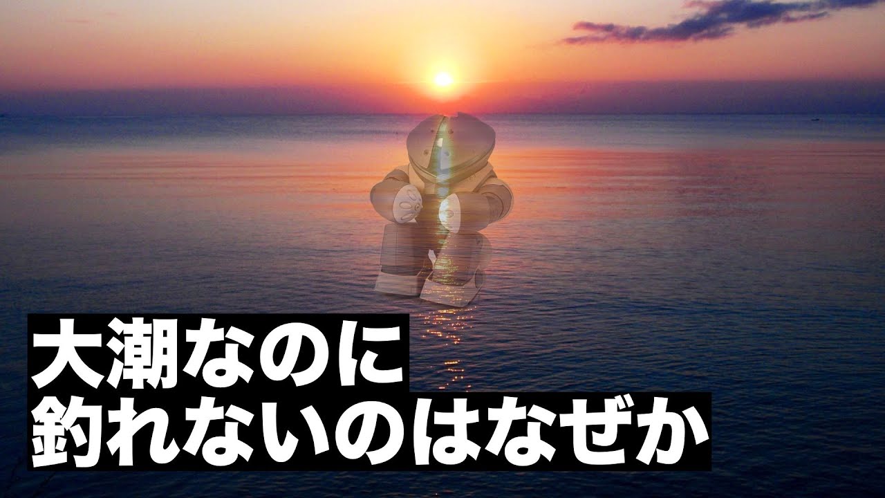 釣りにおいて最大のチャンスデーのはずの大潮が釣れないのはなぜか