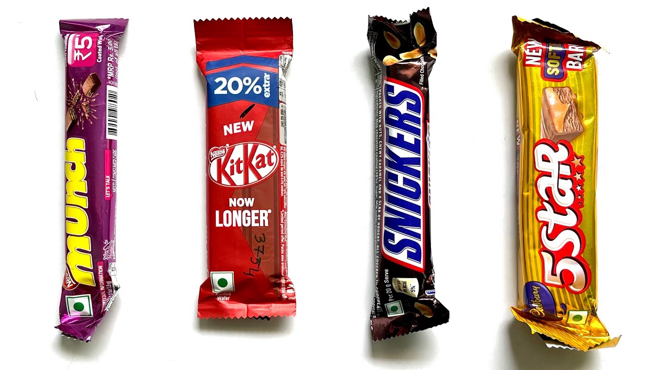 Munch vs Kitkat vs Snickers vs 5 Star