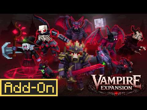 This VAMPIRE ADDON Adds a NEW Levelling System to Minecraft Bedrock!