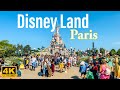 Paris, France 🇫🇷 - Disneyland Paris 2023 4K HDR walking tour | Paris 4K | A Walk In Paris