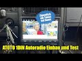 ATOTO S8 G2 1 DIN Autoradio Einbau Test Tablet mit Bums