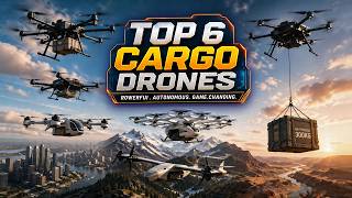 Top 6 Heavy Lift Cargo Drones | Autonomous Delivery UAVs Changing Global Logistics