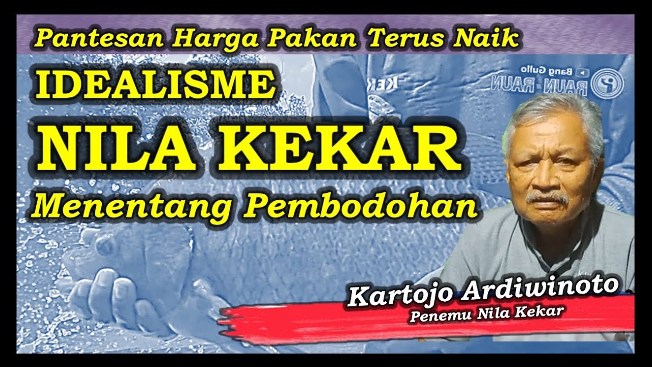 Nila Kekar Lahir Dari Idealisme Menentang Pembodohan | Kartojo Atmojo
