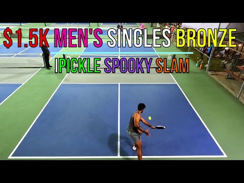$1.5K Men’s Singles Bronze | Matthew Mead (5.1) vs Priyank Soni (5.0) | iPickle Spooky Slam