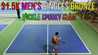 $1.5K Men’s Singles Bronze | Matthew Mead (5.1) vs Priyank Soni (5.0) | iPickle Spooky Slam