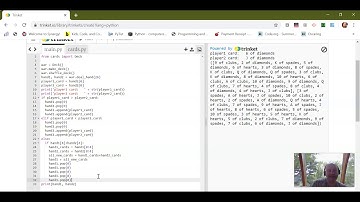 Handling A Draw in War Card Game Python Video 3