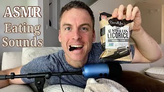 ASMR Eating Black Licorice | Close-Up Mouth Sounds, Whispering & Relaxation for Sleep screenshot 4