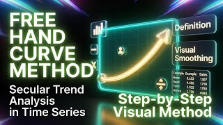 How to Analyze Secular Trend using Freehand Curve Method | Time Series Statistics.