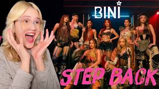 SINGER REACTS TO BINI STEP BACK VISUALIZER?! 😳🔥