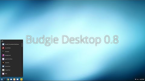 Installing Budgie Desktop 0.8 on Ubuntu 14.04